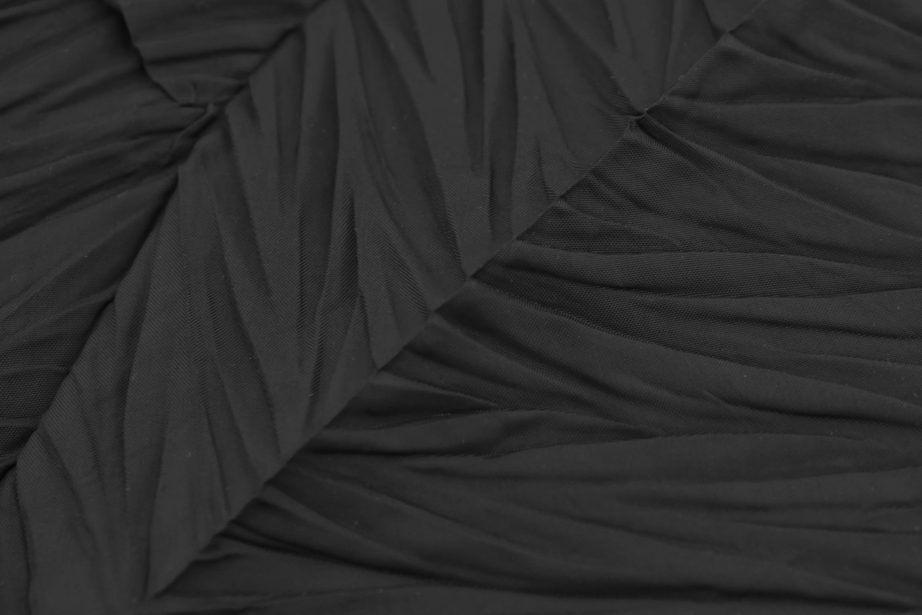 Distort Pleats Polyester Easy Pants - Umamrii