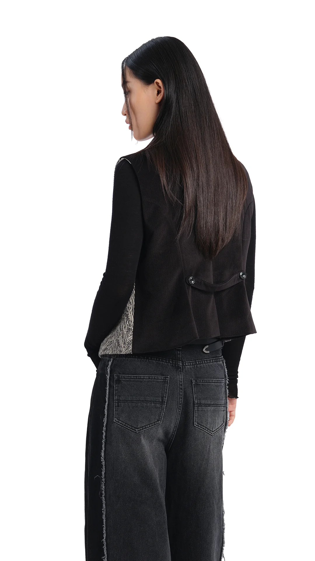 Herringbone Waist Coat - Umamrii