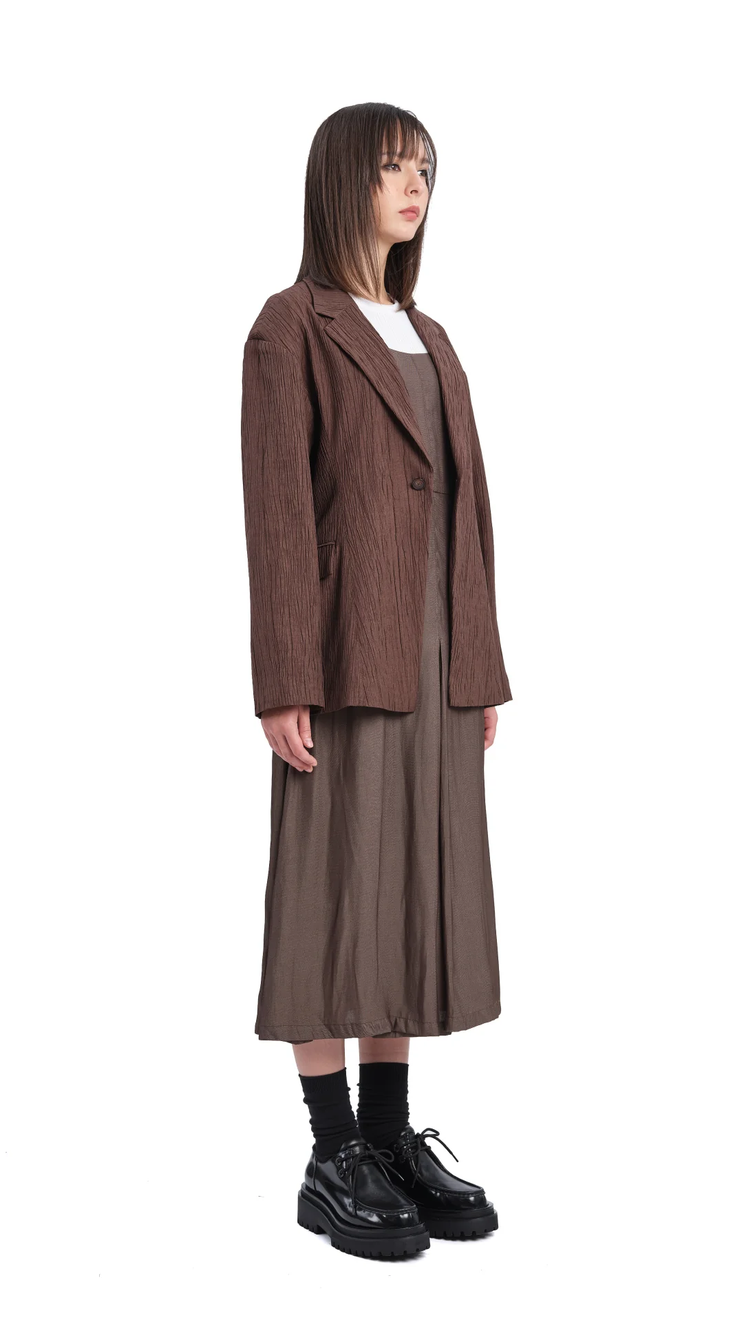 Single Breasted Slim Cut Blazer - Umamrii