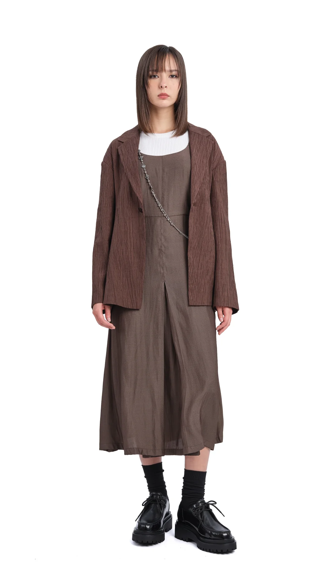 Single Breasted Slim Cut Blazer - Umamrii