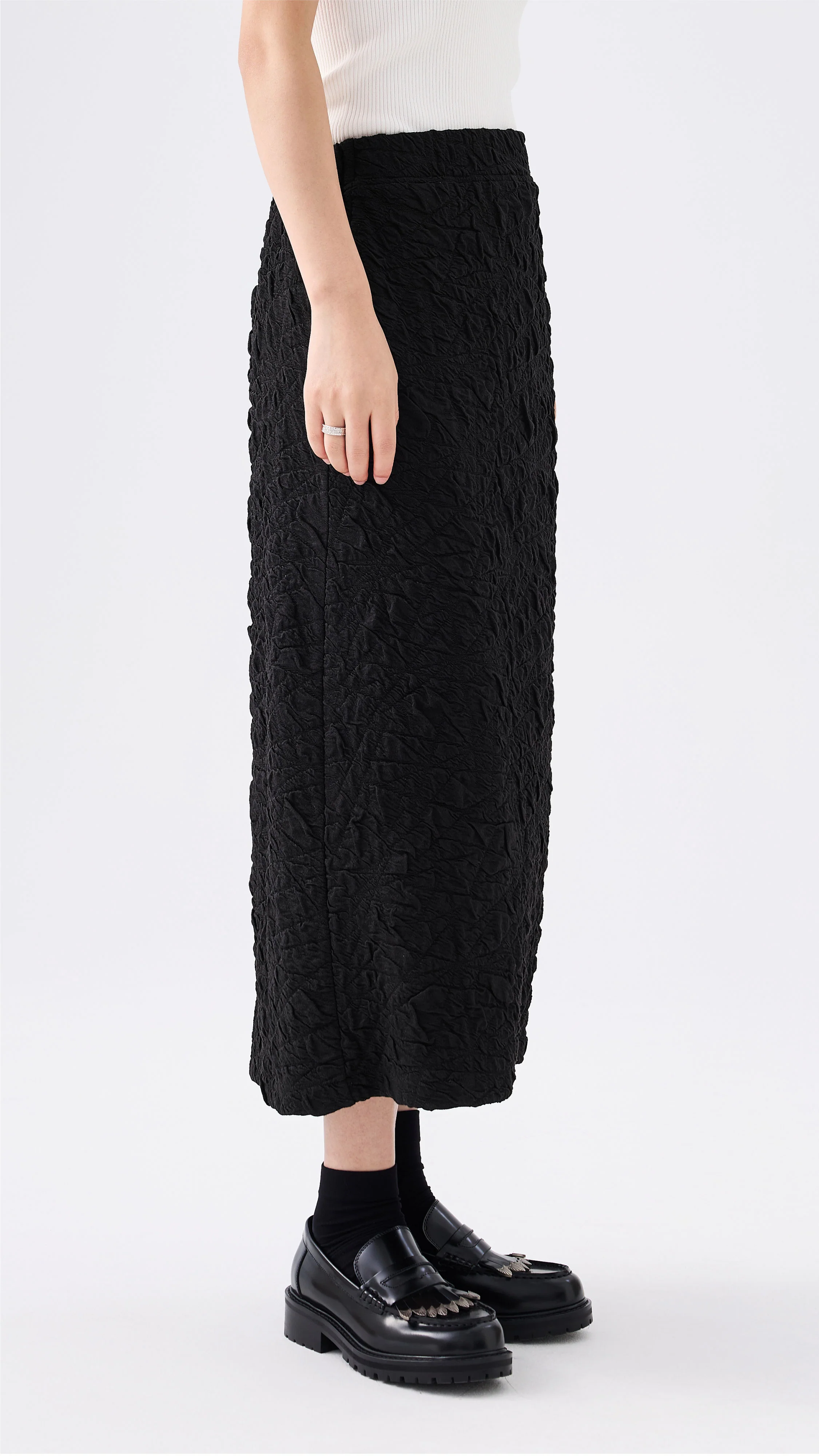 Textural Pencil Skirt - Umamrii