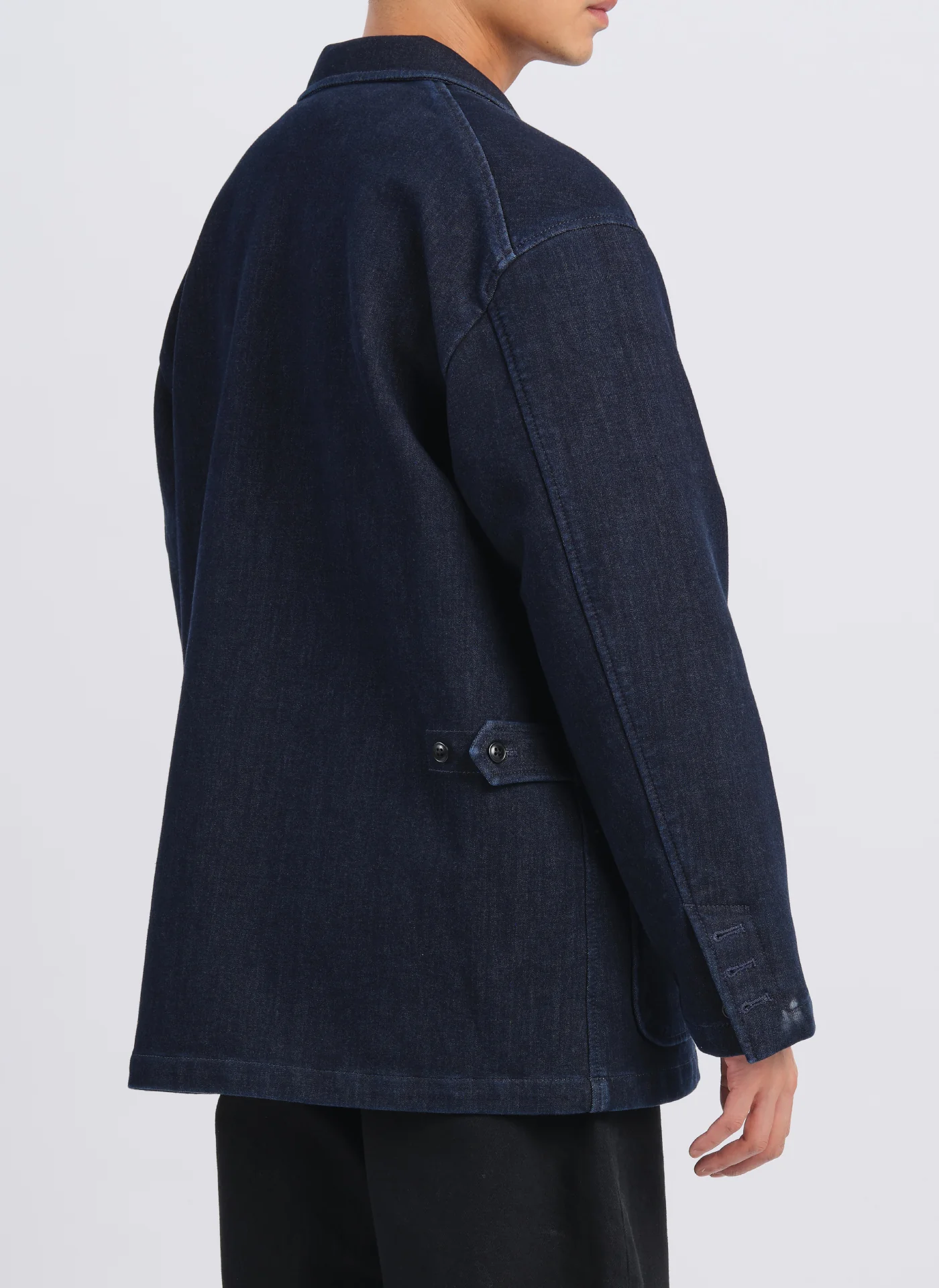3D Printing Down Denim Fabric Soft Worker Blazer - Umamrii