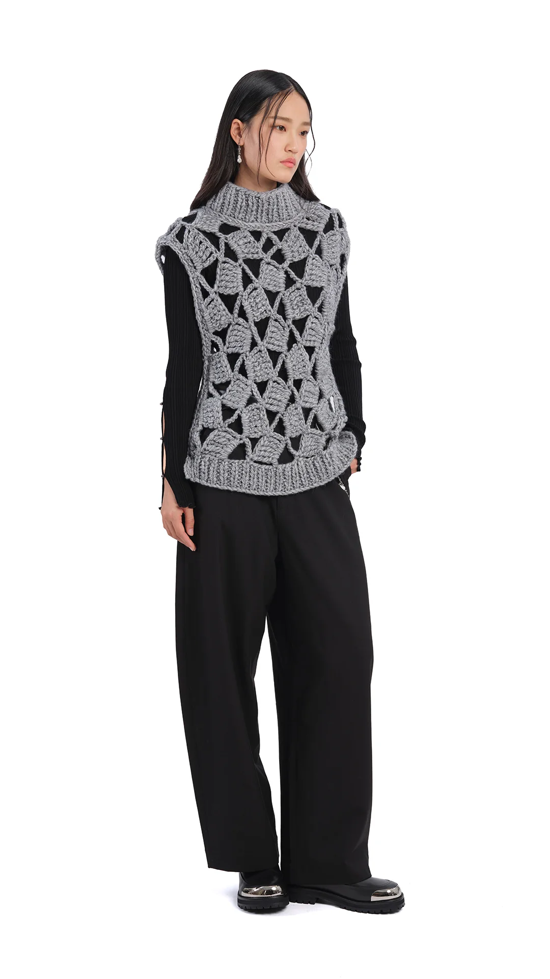 Dyed Stretch Twill Balloon Pants - Umamrii