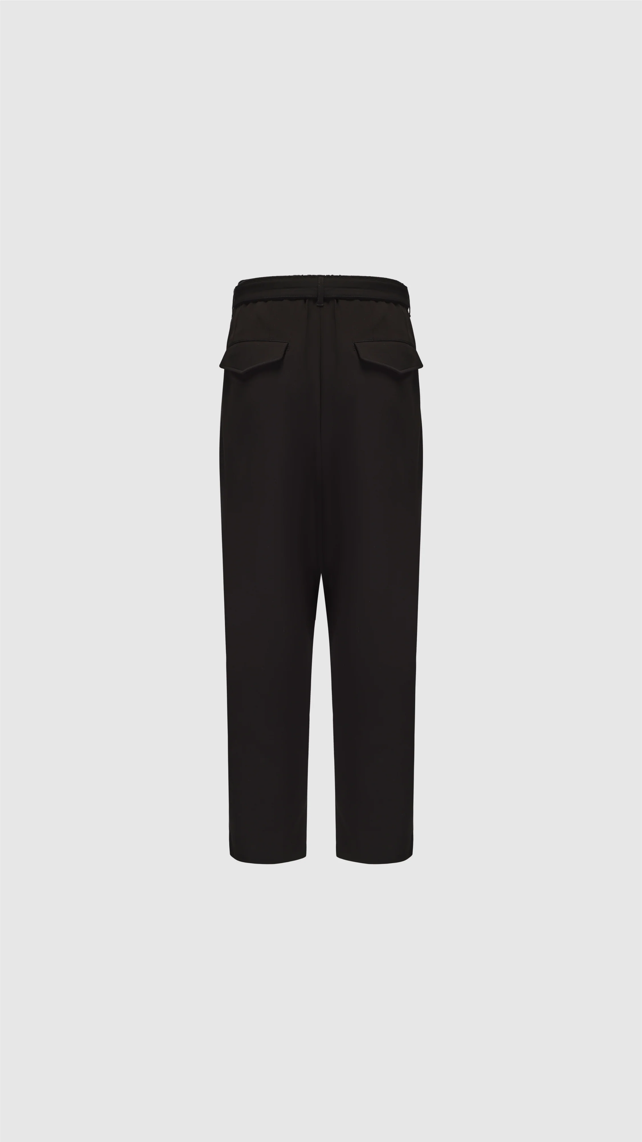 Tencil Cotton Polyester Spandex Wide Tapered Pants (P-12) - Umamrii