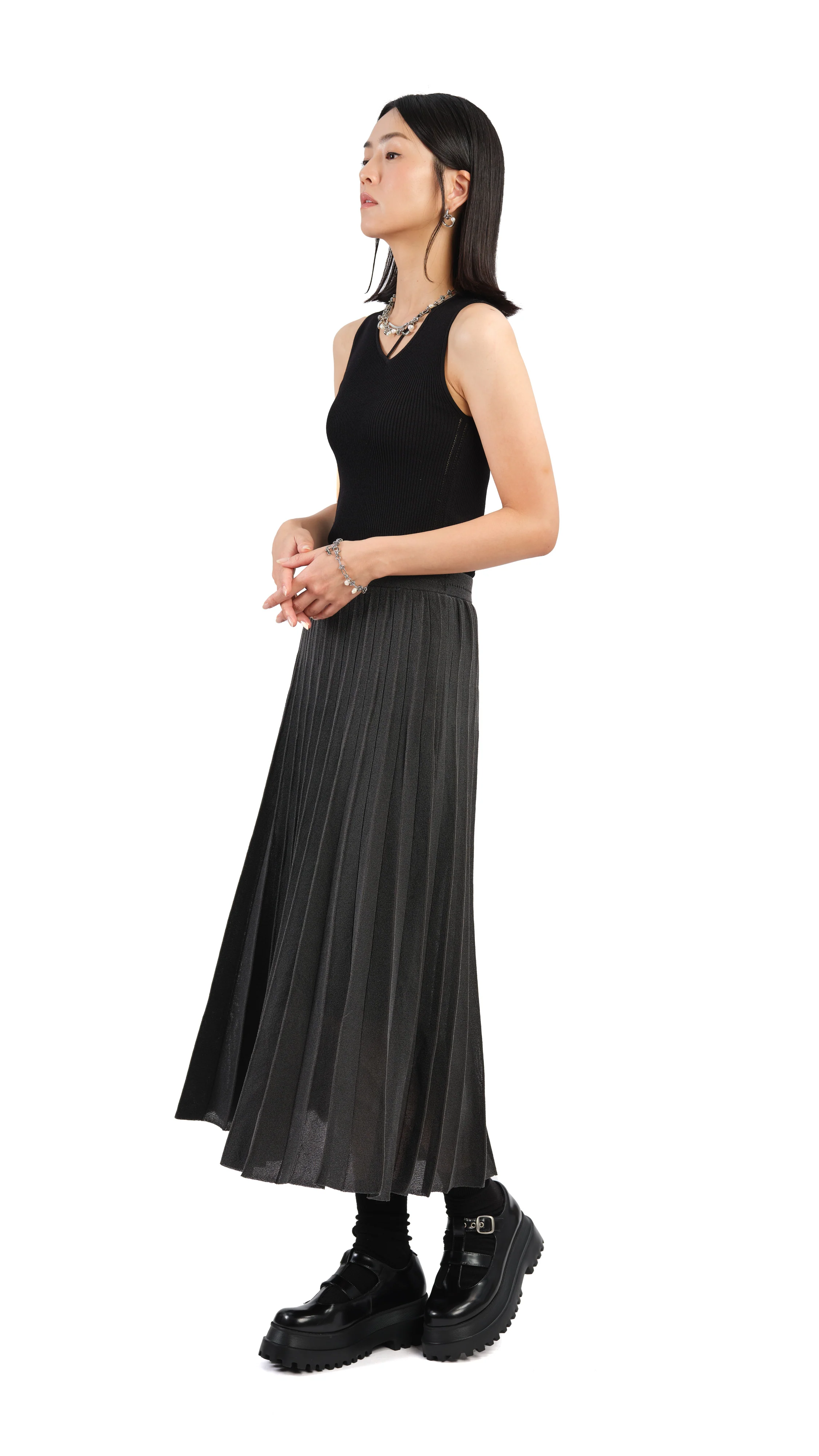 Sheer Knit Skirt - Umamrii