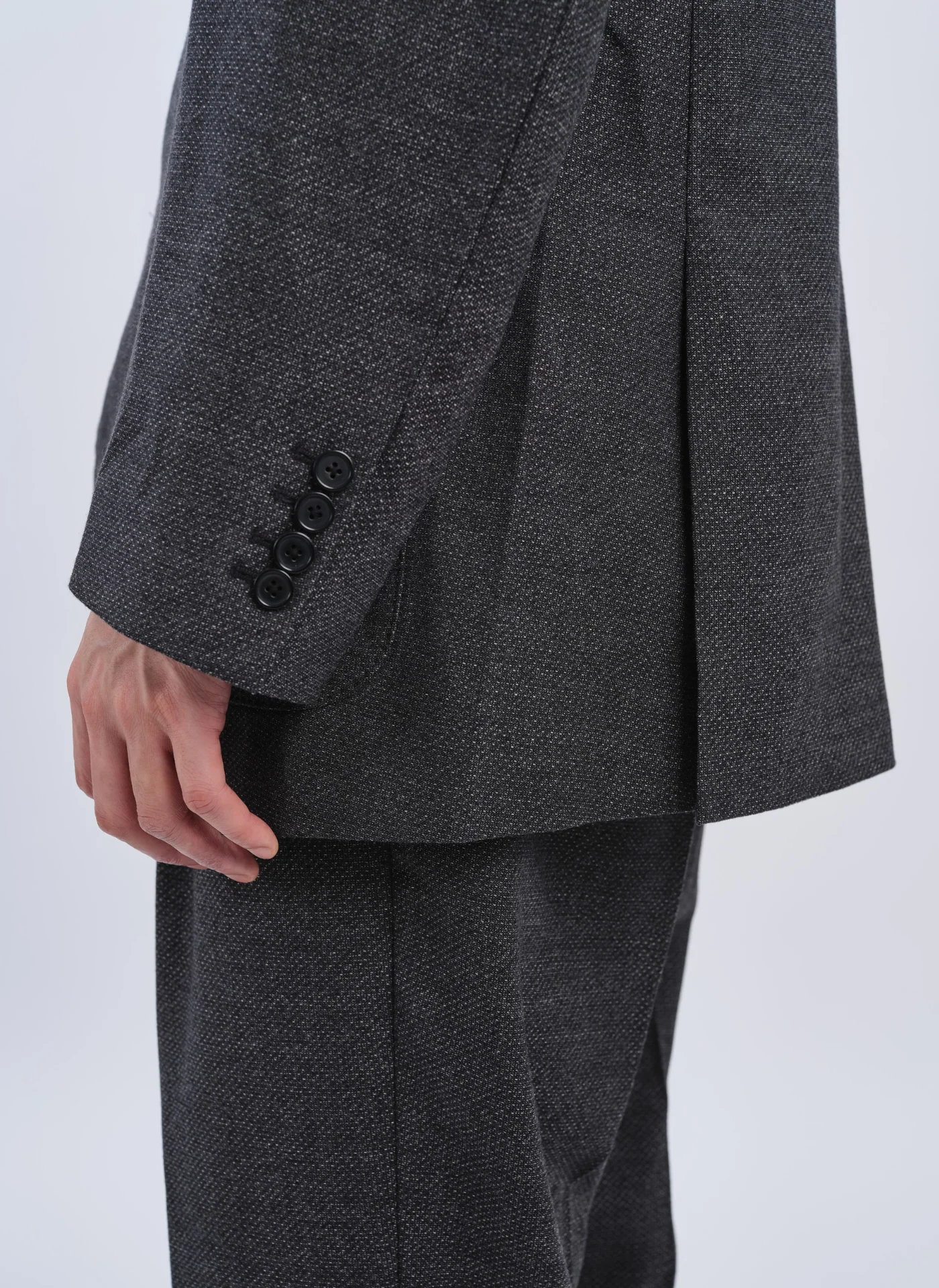 Marzotto Wool Full Constructed Single Breasted Suit Blazer - Umamrii