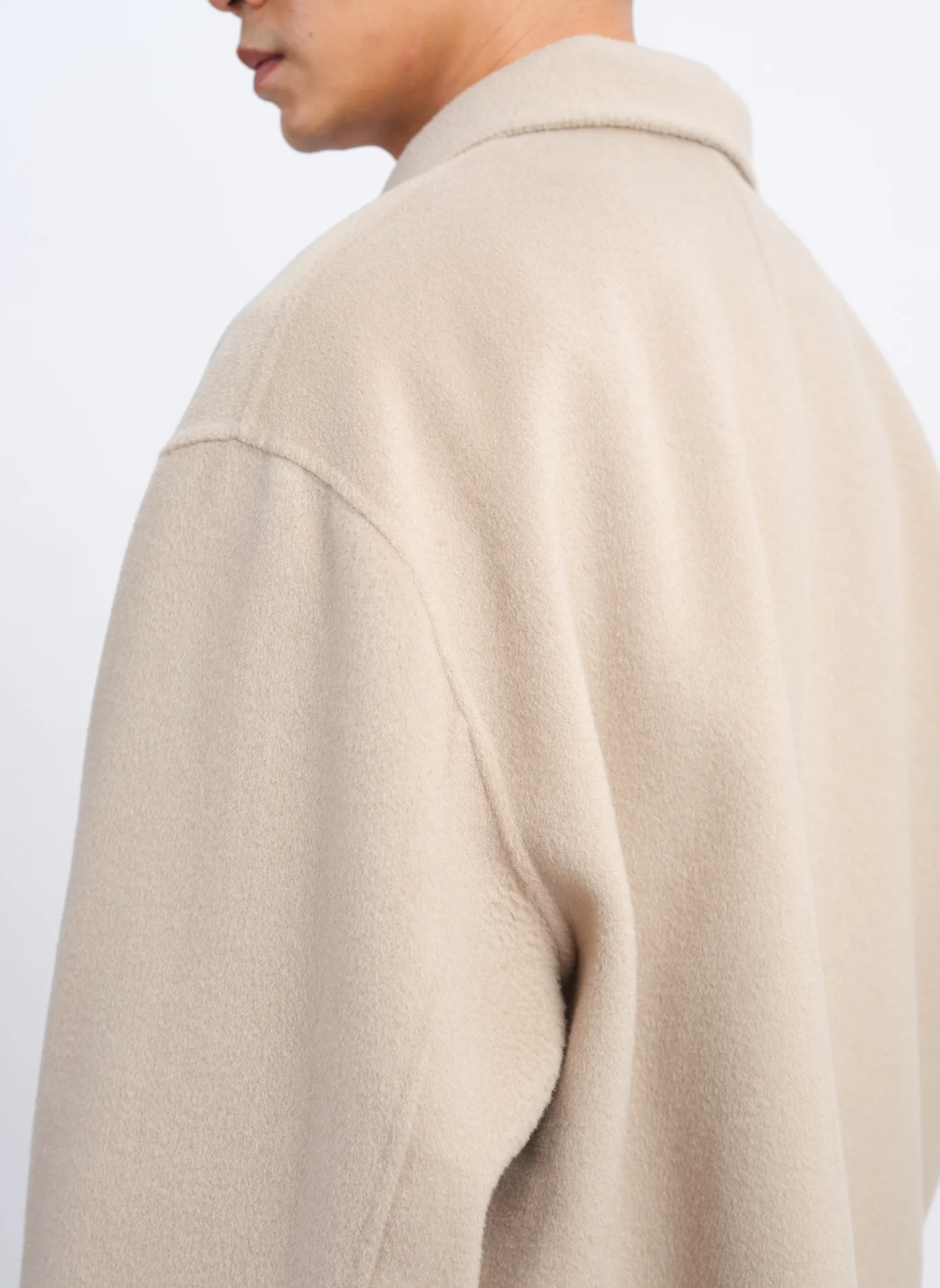 W.R Wool Cashmere Stand Collar Jacket - Umamrii
