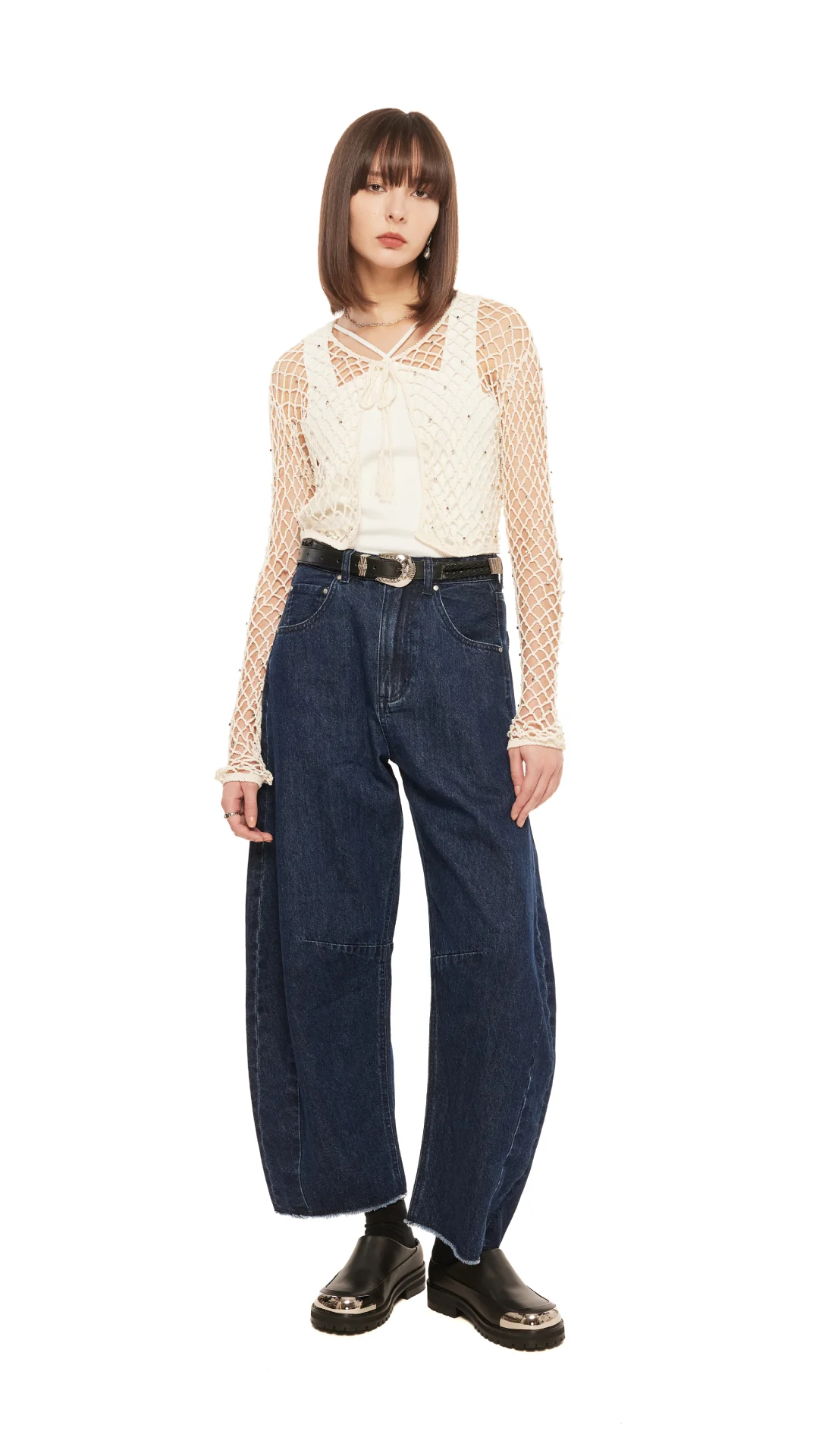 Beaded Crochet Cardigan - Umamrii