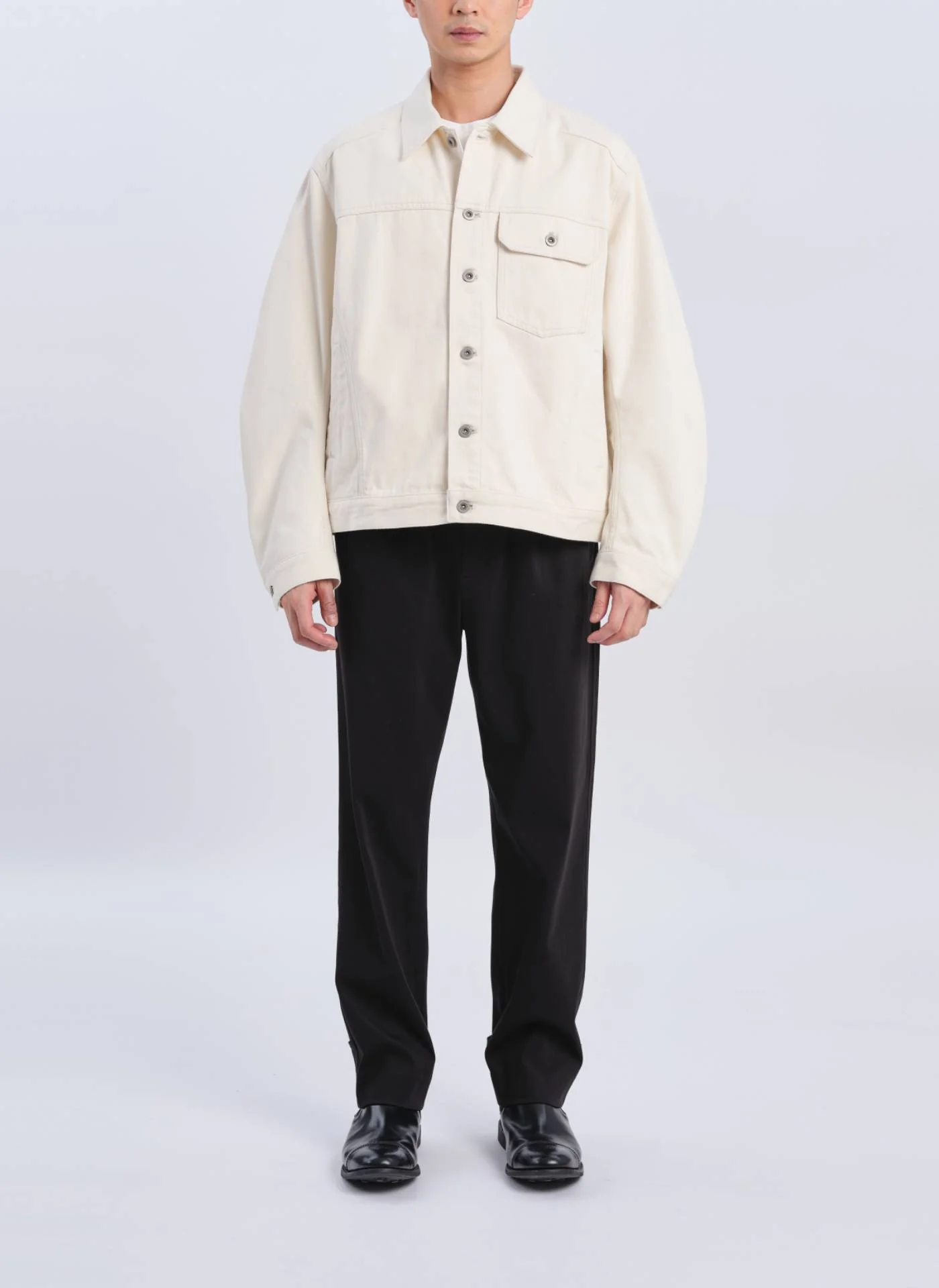 Cotton Denim Trucker Jacket - Umamrii