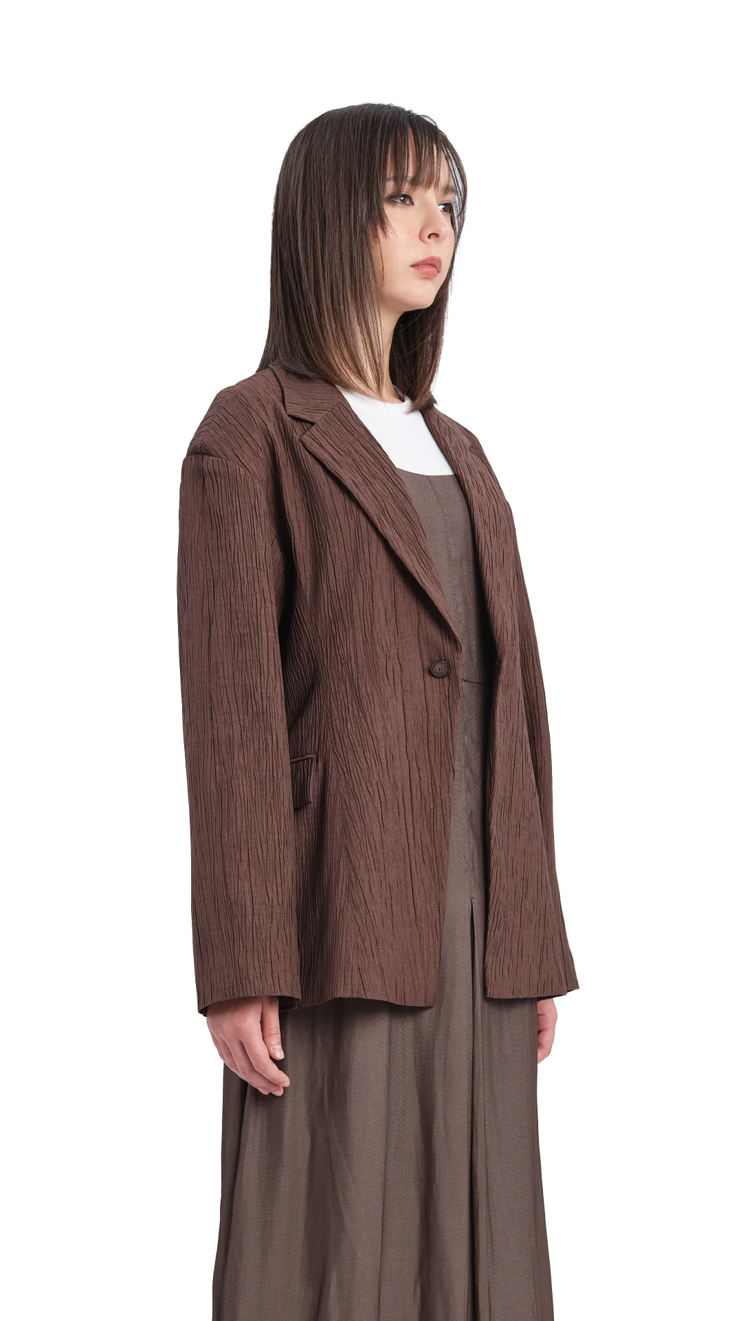 Single Breasted Slim Cut Blazer - Umamrii