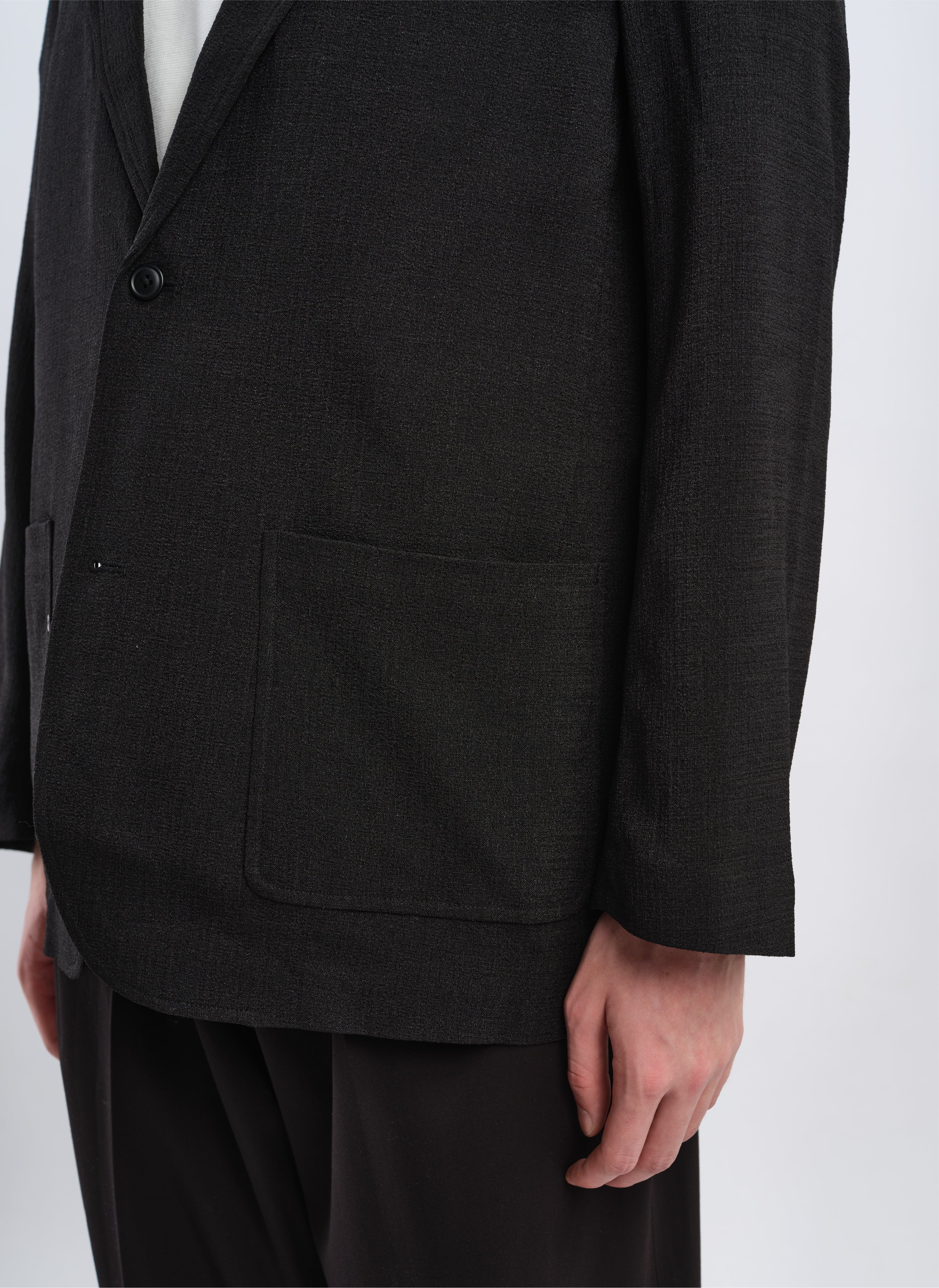 Polyester Soft Single Bresated Blazer - Umamrii