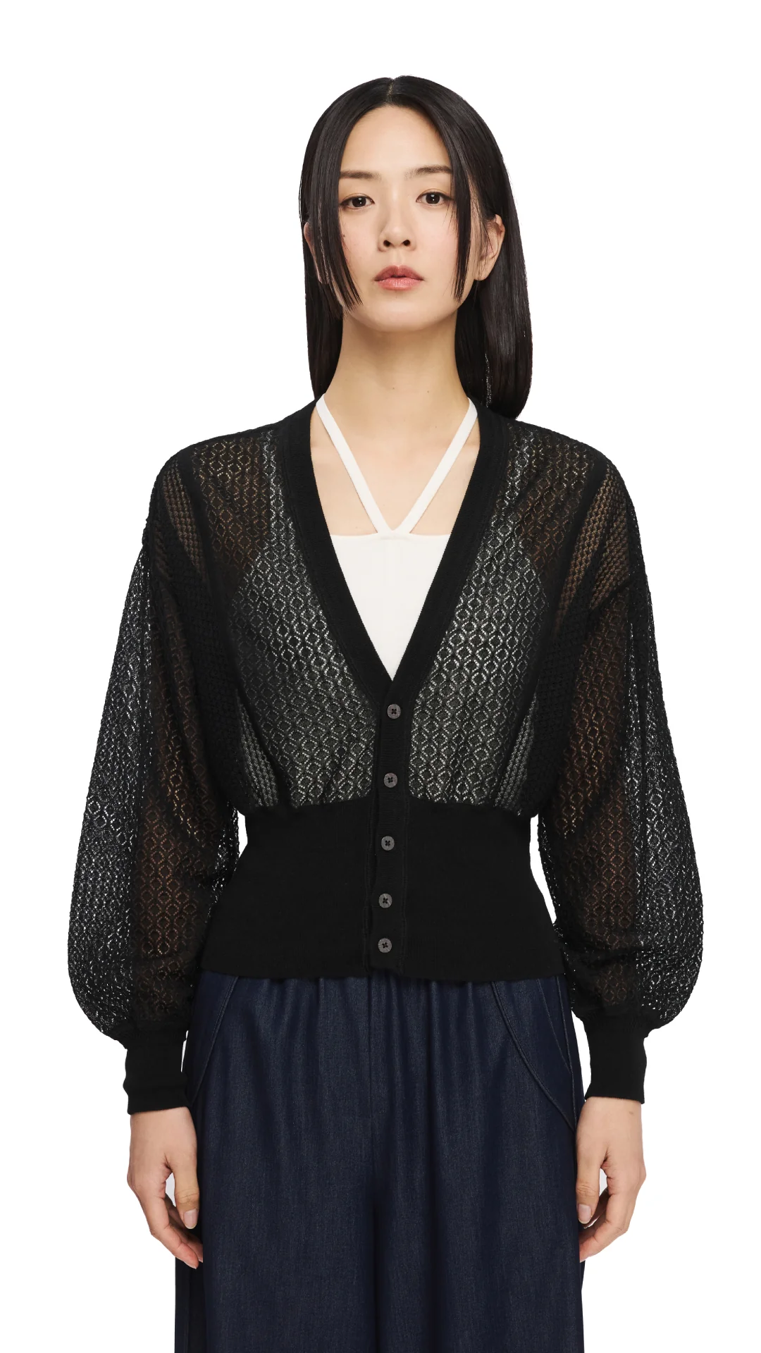 Lace Knit Cardigan - Umamrii