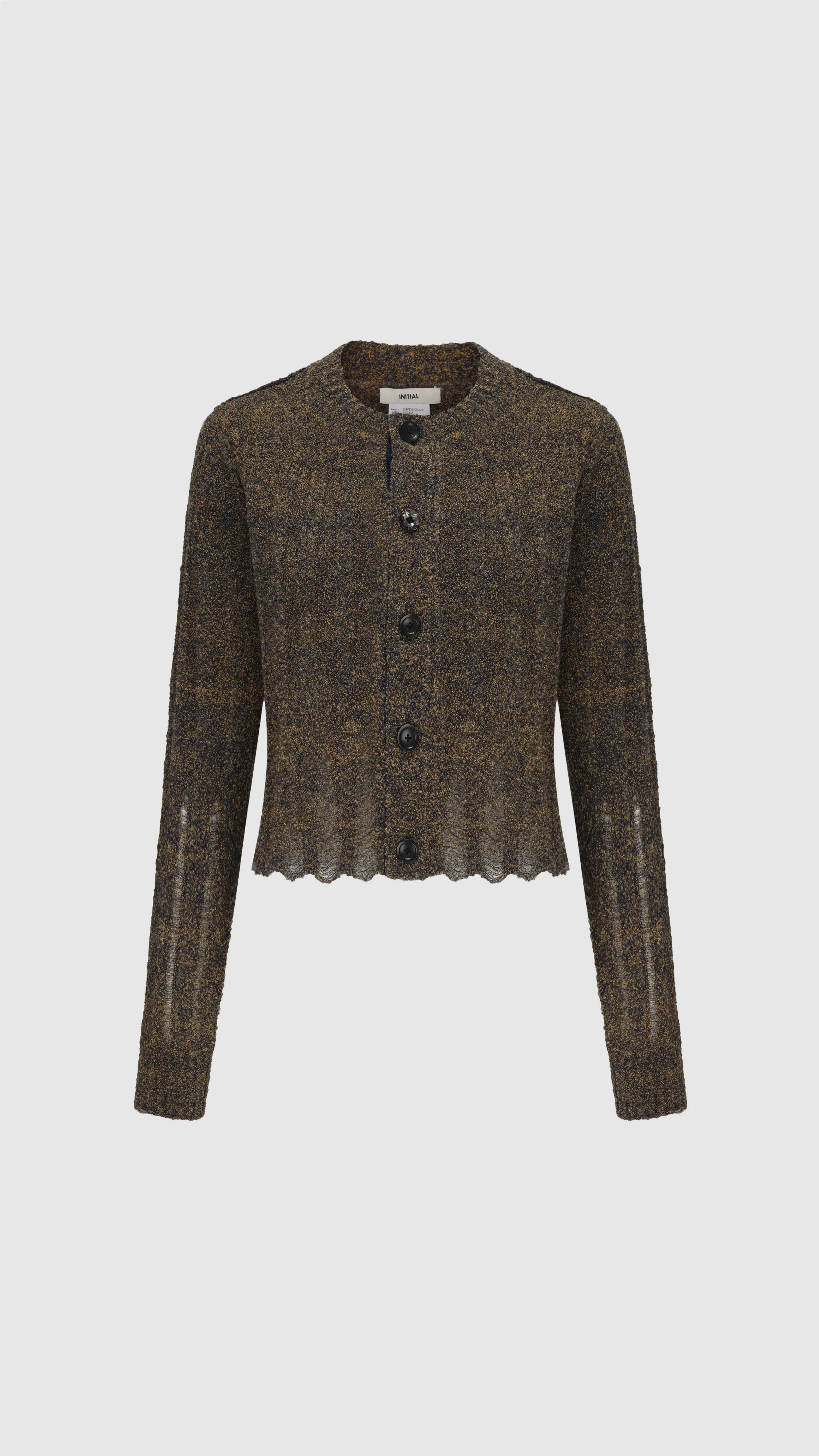 Boucle Cropped Cardigan - Umamrii