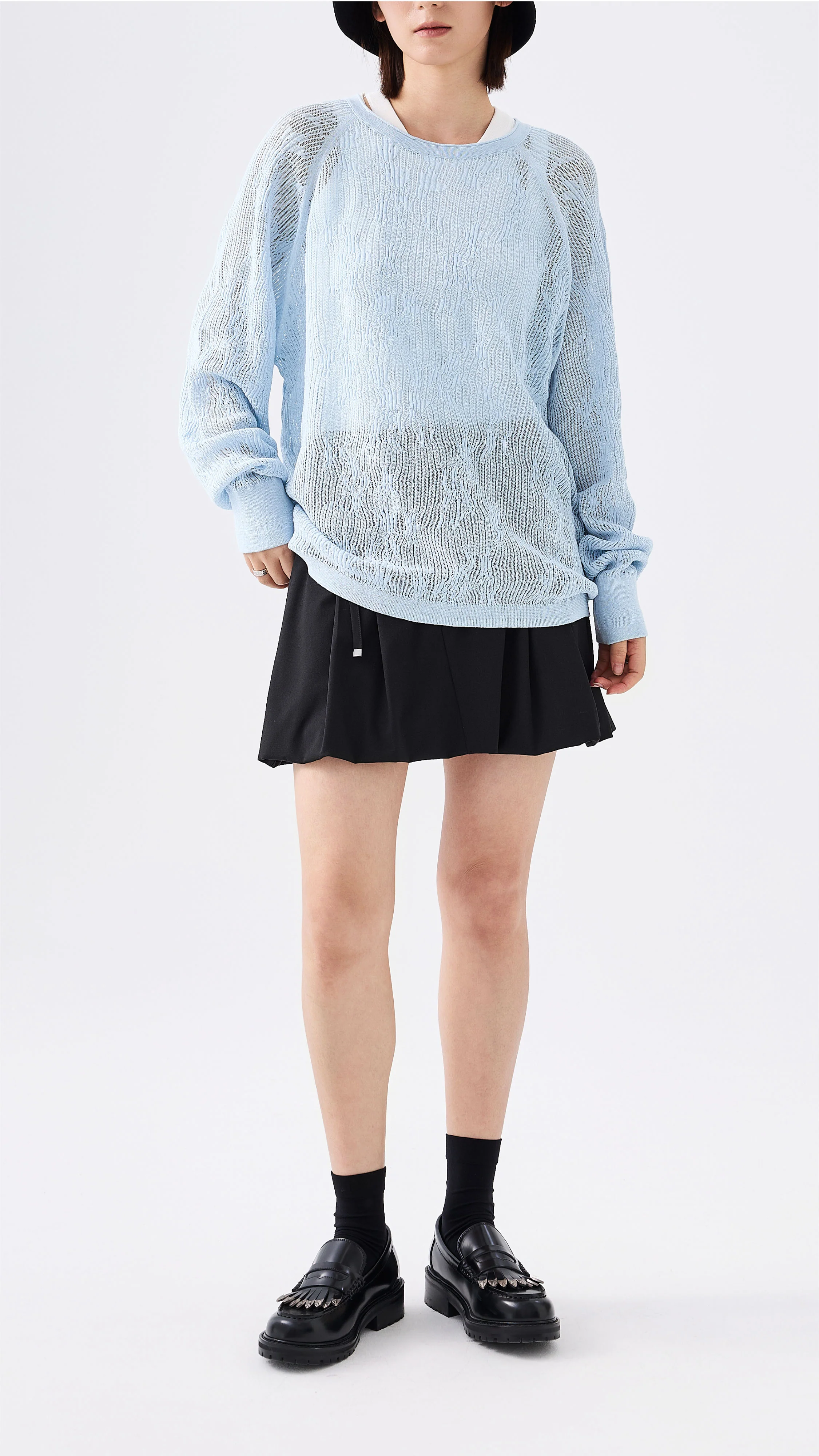 Fancy Knit Pullover - Umamrii