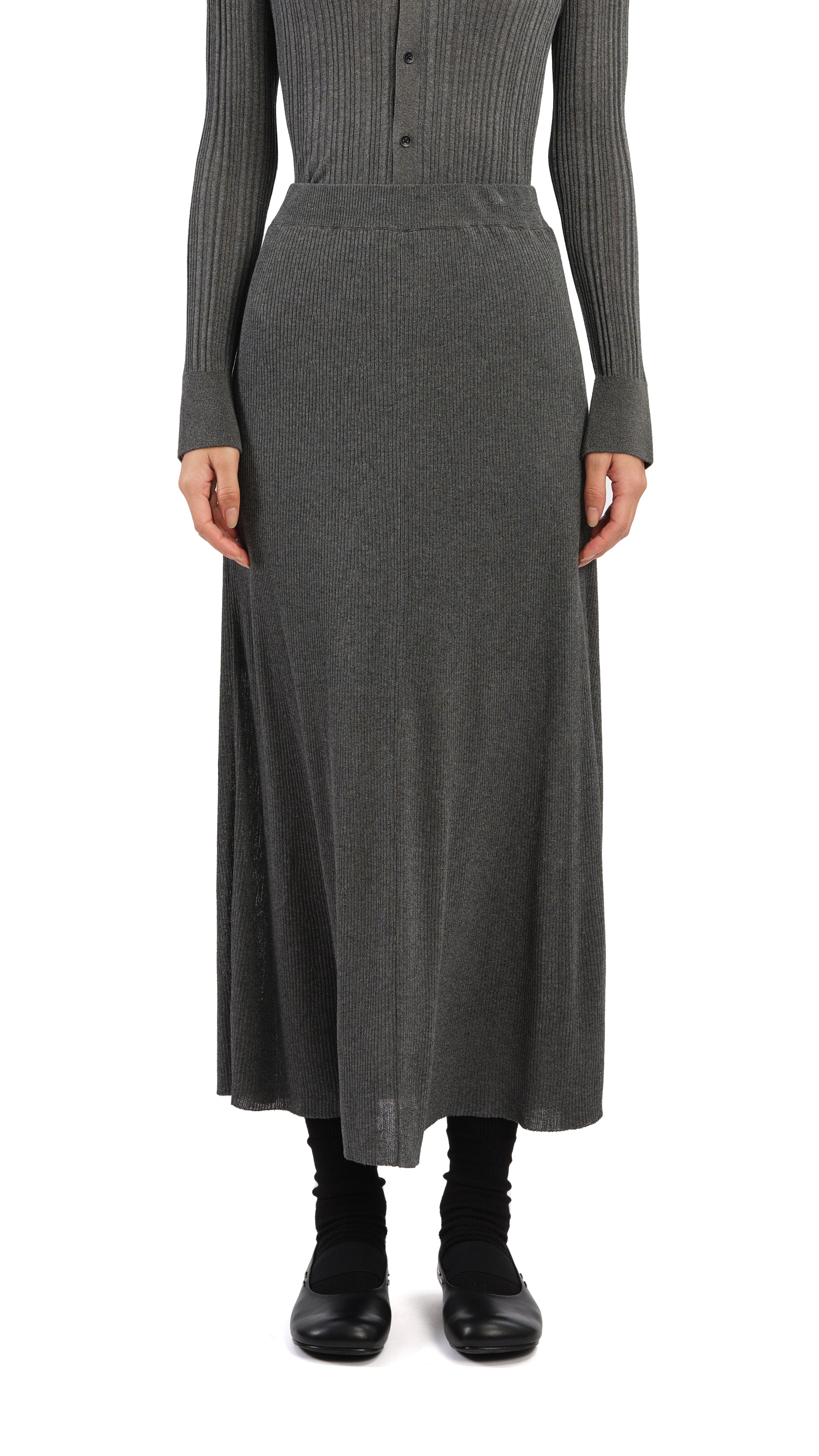 Lurex Knit Skirt - Umamrii