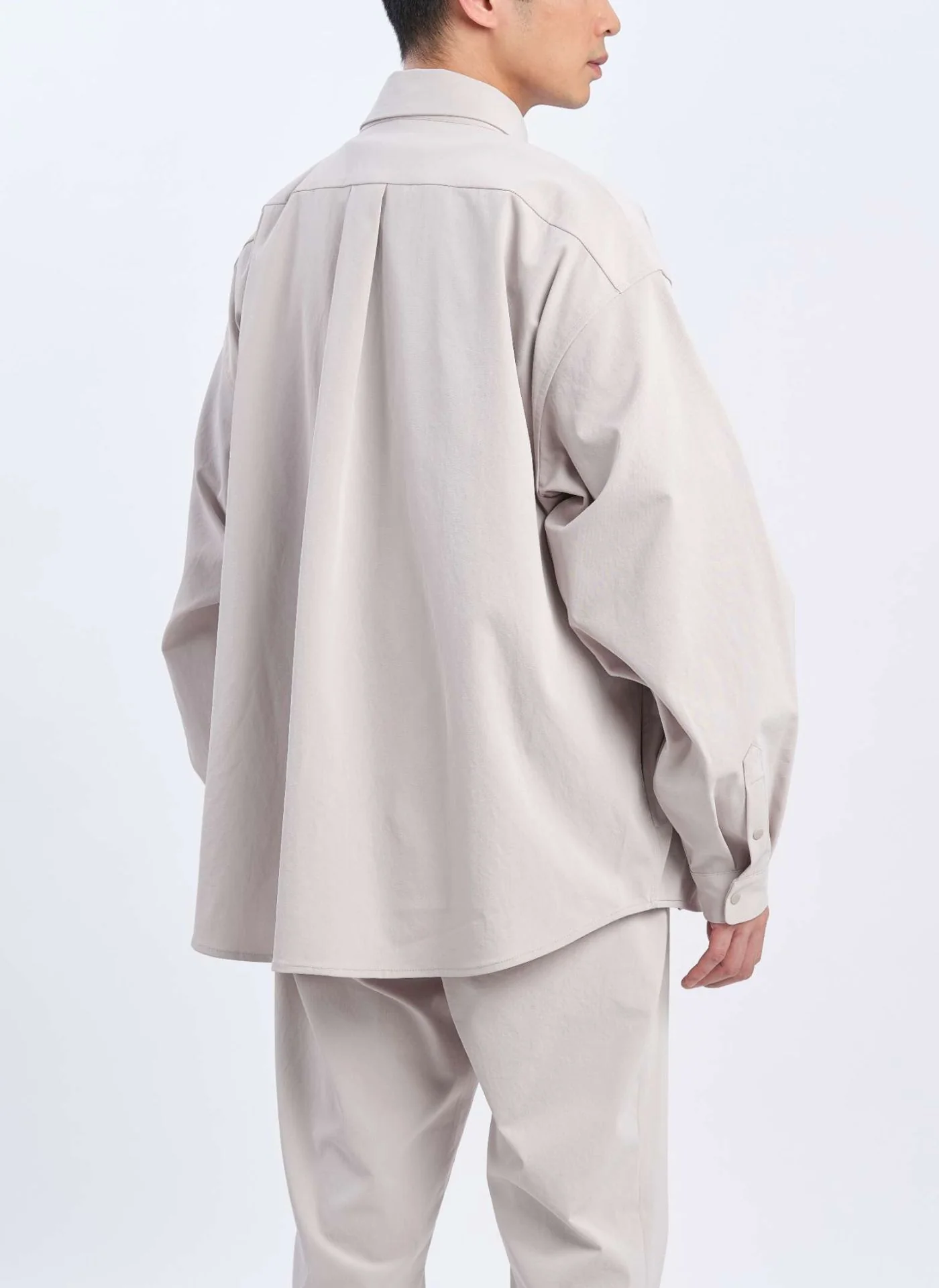 Cotton Touch Solotex Snap Button Shirt Jackert - Umamrii