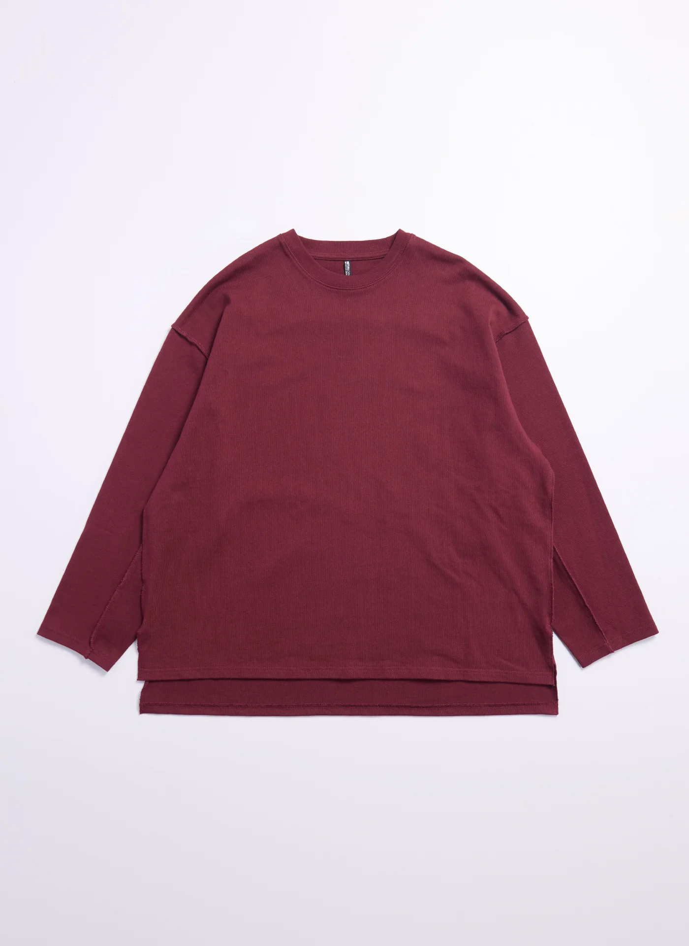 Heavy Cotton Jersey Raw Edge Top - Umamrii