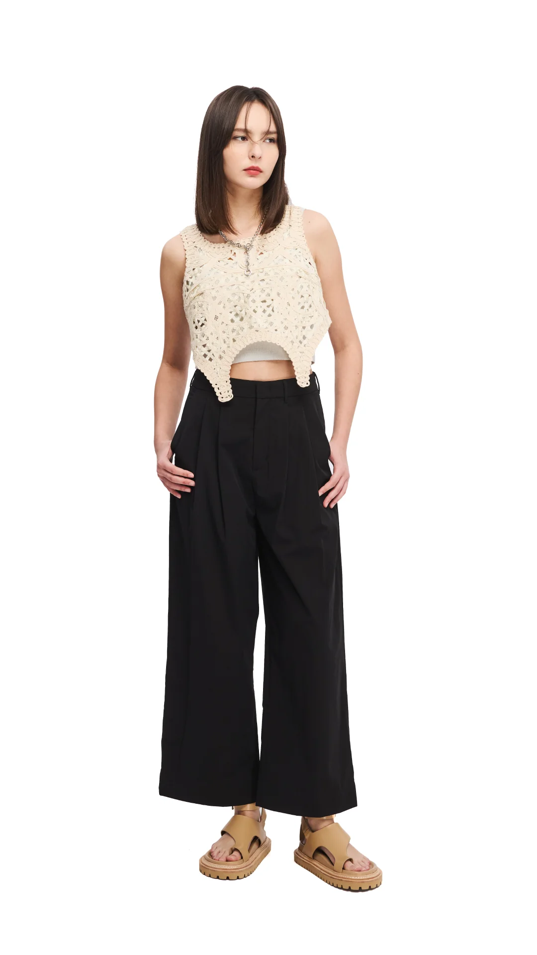 Ring Toe Ankle Strap Sandals - Umamrii