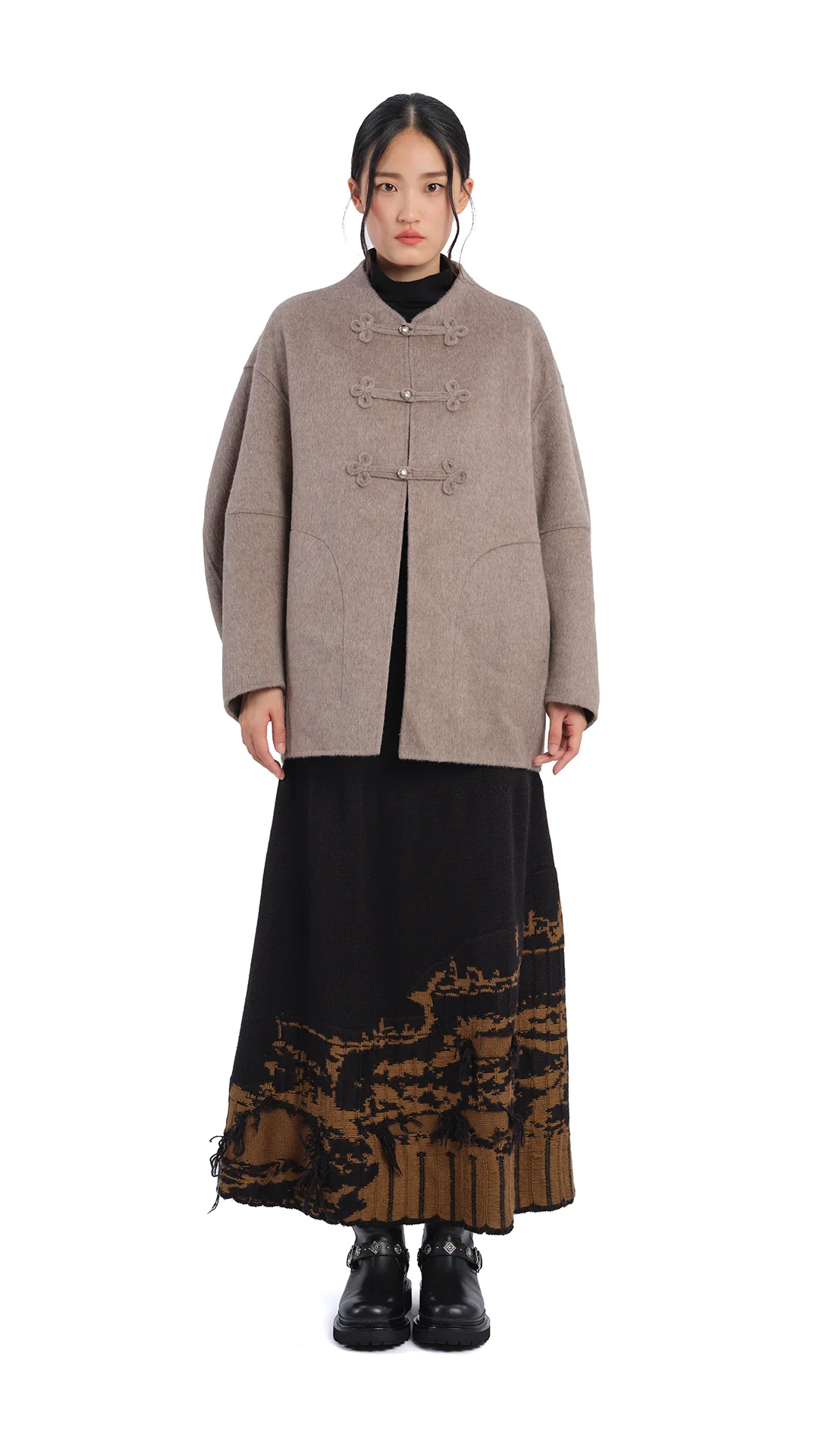 Melange Double Face Jacket - Umamrii